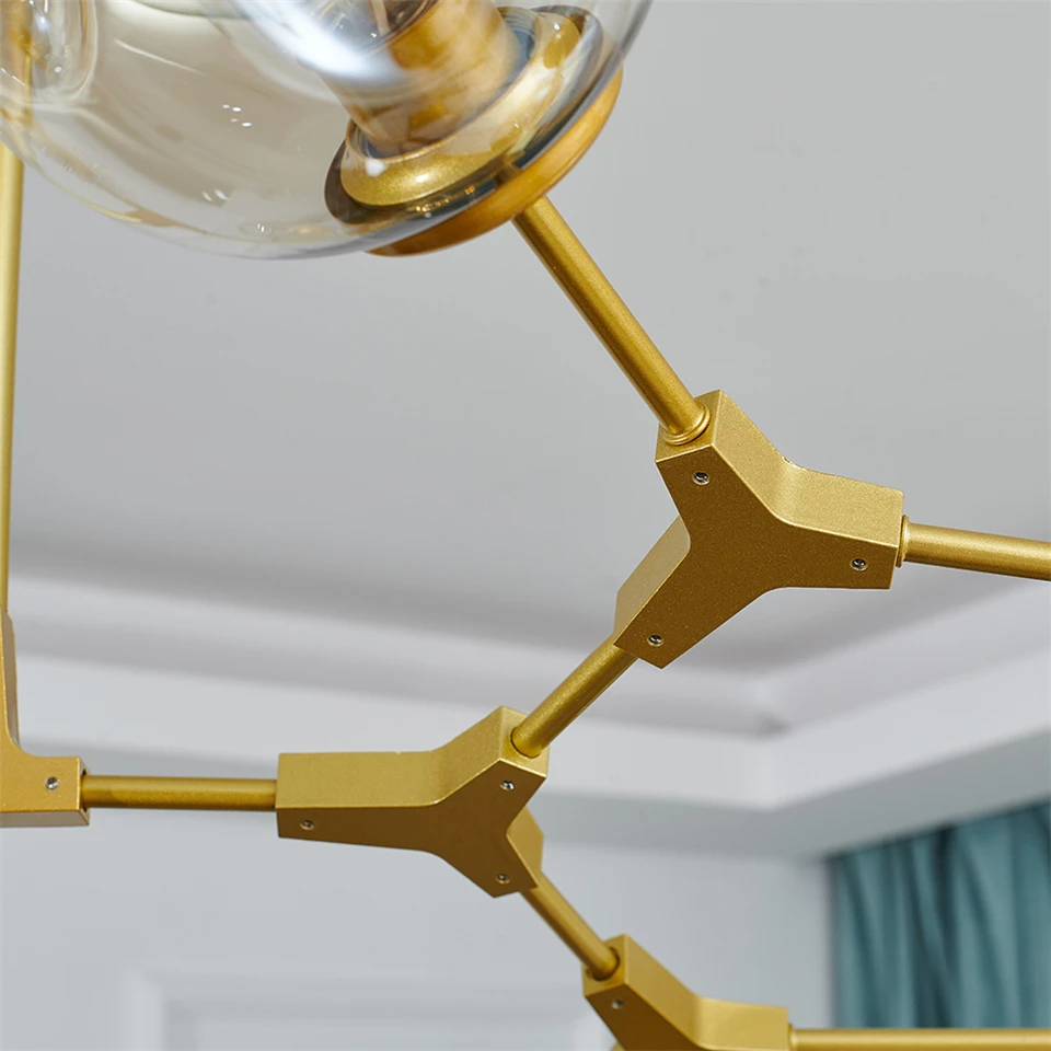 Modern Glass LED Chandelier Ball Lighting Lustre for Living Room Villa Bedroom Pendant Lamp Indoor Decoration Kitchen Fixtures 31 Modern Glass LED Chandelier Ball Lighting Lustre for Living Room Villa Bedroom Pendant Lamp Indoor Decoration Kitchen Fixtures 31