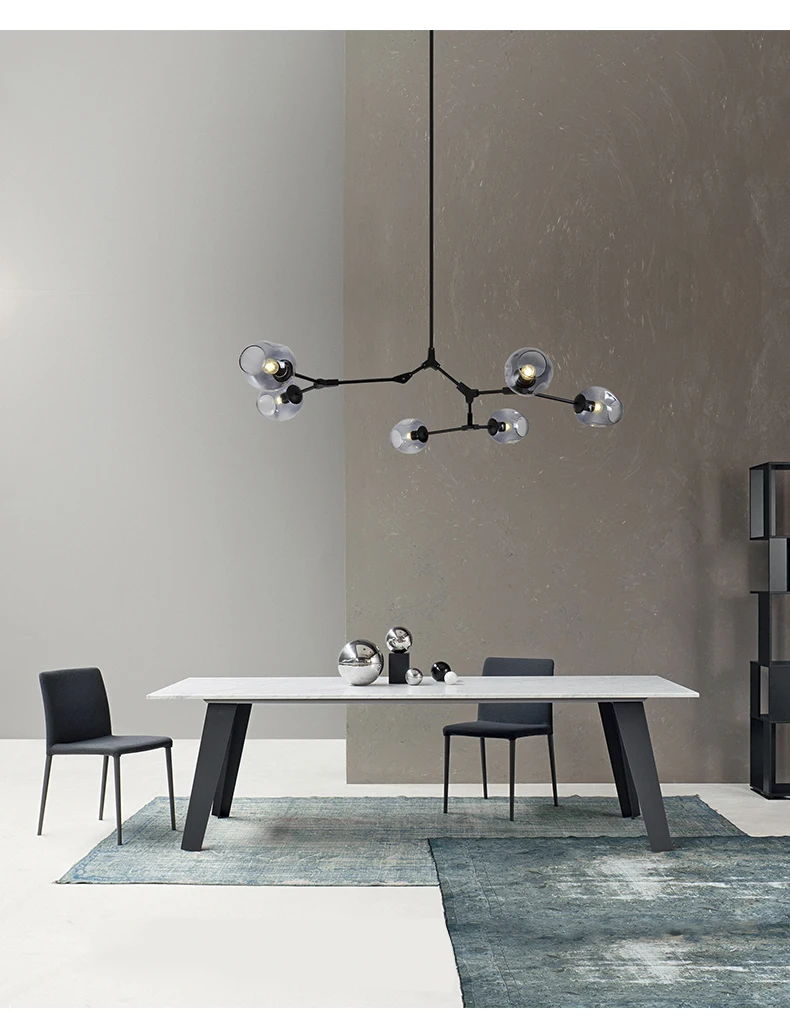 Modern Glass LED Chandelier Ball Lighting Lustre for Living Room Villa Bedroom Pendant Lamp Indoor Decoration Kitchen Fixtures 16 Modern Glass LED Chandelier Ball Lighting Lustre for Living Room Villa Bedroom Pendant Lamp Indoor Decoration Kitchen Fixtures 16