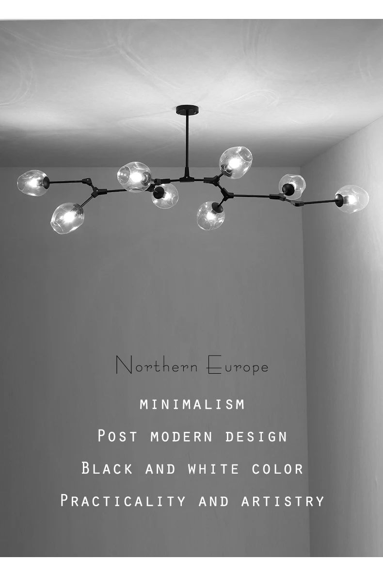 Modern Glass LED Chandelier Ball Lighting Lustre for Living Room Villa Bedroom Pendant Lamp Indoor Decoration Kitchen Fixtures 14 Modern Glass LED Chandelier Ball Lighting Lustre for Living Room Villa Bedroom Pendant Lamp Indoor Decoration Kitchen Fixtures 14